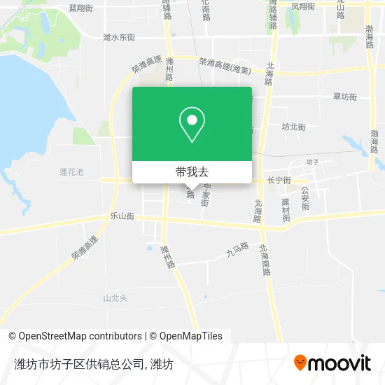 潍坊市坊子区供销总公司地图