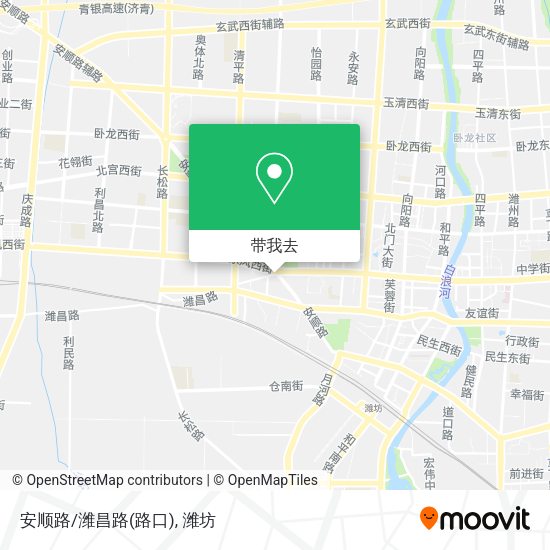 安顺路/潍昌路(路口)地图
