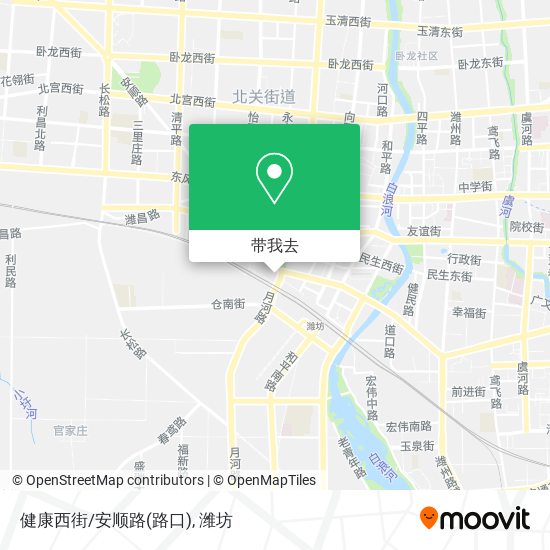 健康西街/安顺路(路口)地图