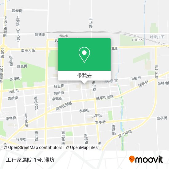 工行家属院-1号地图