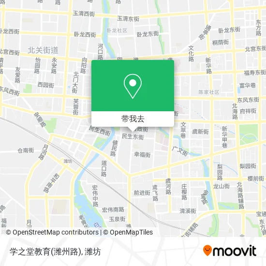 学之堂教育(潍州路)地图