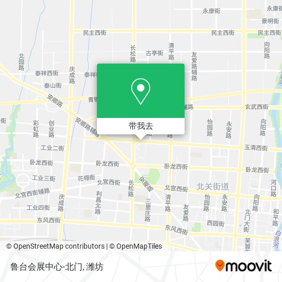 鲁台会展中心-北门地图