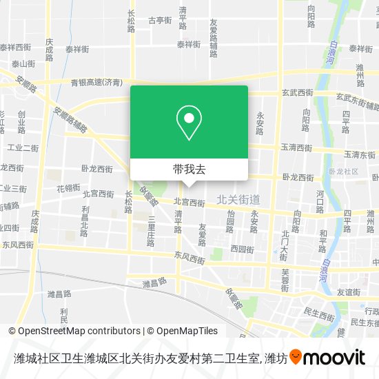 潍城社区卫生潍城区北关街办友爱村第二卫生室地图
