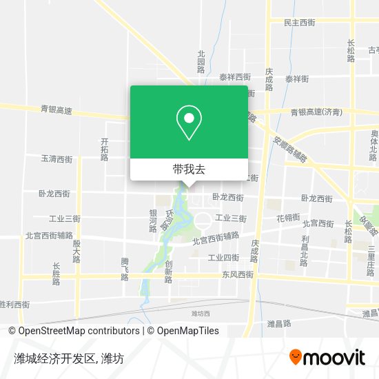 潍城经济开发区地图