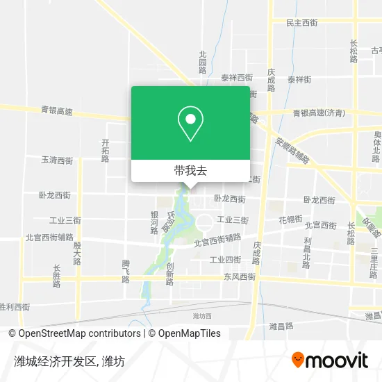 潍城经济开发区地图