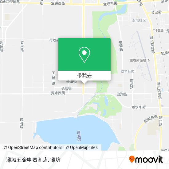 潍城五金电器商店地图