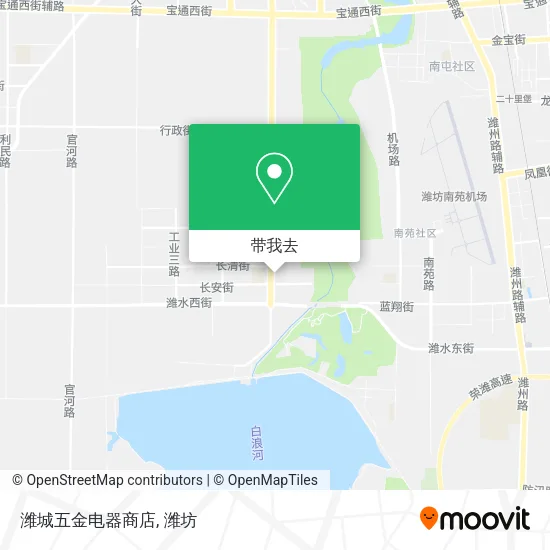 潍城五金电器商店地图