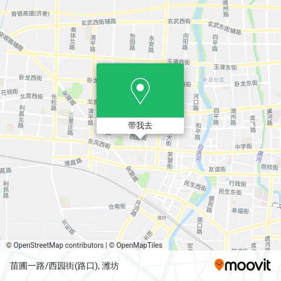 苗圃一路/西园街(路口)地图