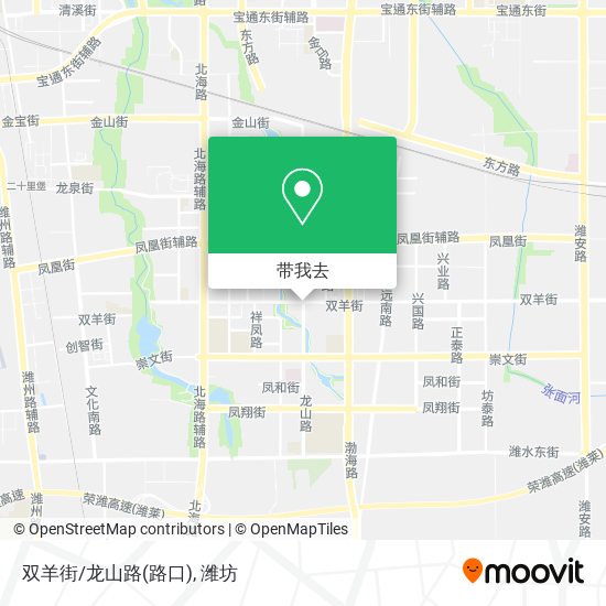 双羊街/龙山路(路口)地图