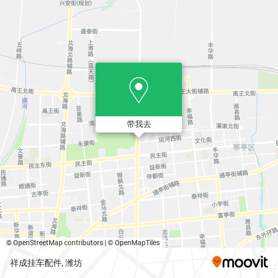 祥成挂车配件地图