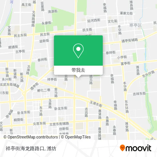 祥亭街海龙路路口地图