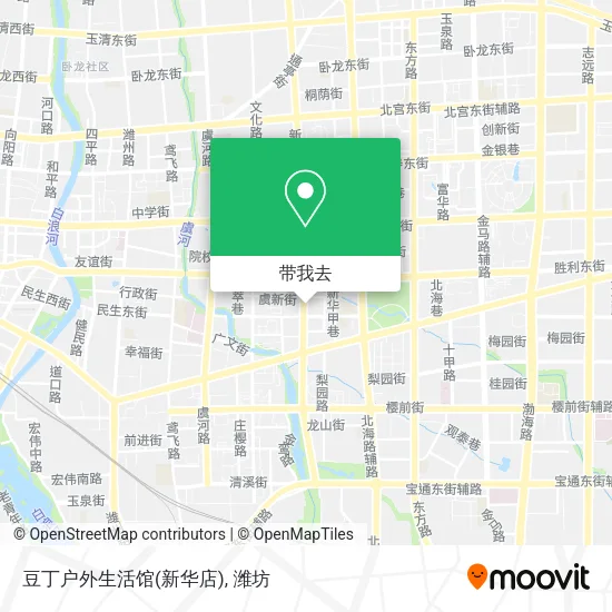 豆丁户外生活馆(新华店)地图