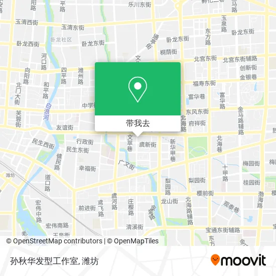 孙秋华发型工作室地图