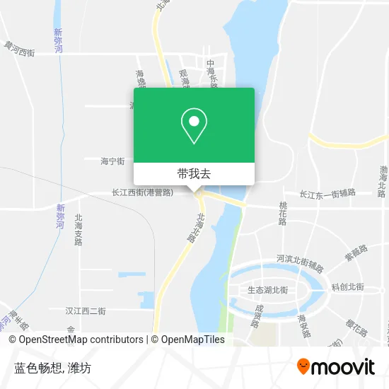 蓝色畅想地图