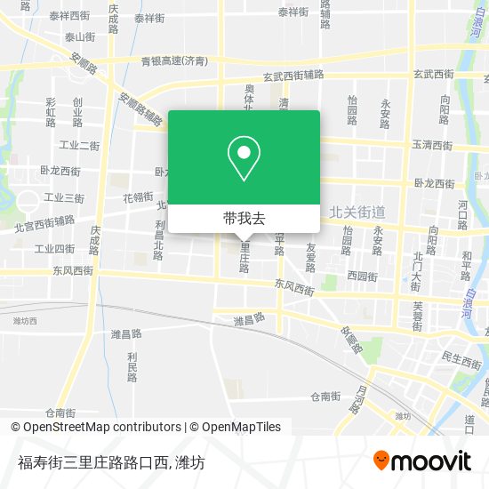 福寿街三里庄路路口西地图