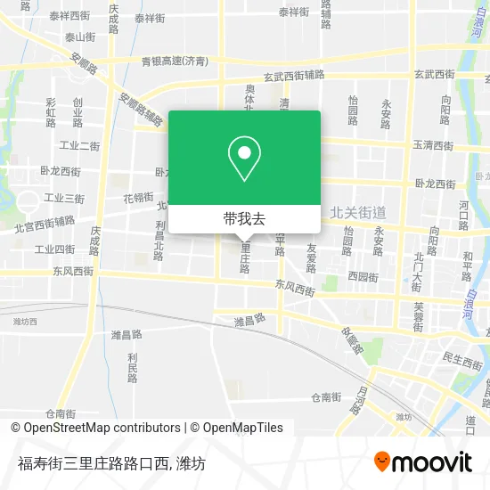 福寿街三里庄路路口西地图