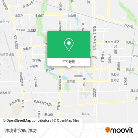 潍坊市实验地图
