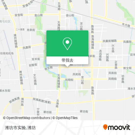潍坊市实验地图