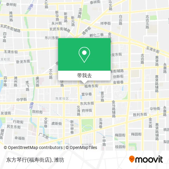 东方琴行(福寿街店)地图