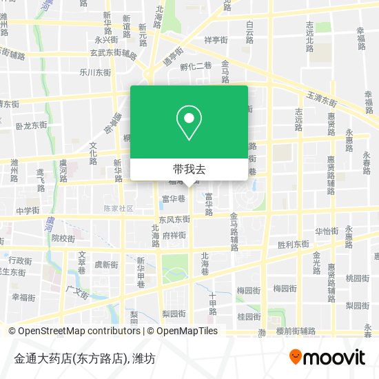 金通大药店(东方路店)地图