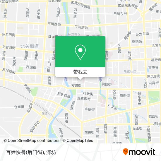 百姓快餐(后门街)地图