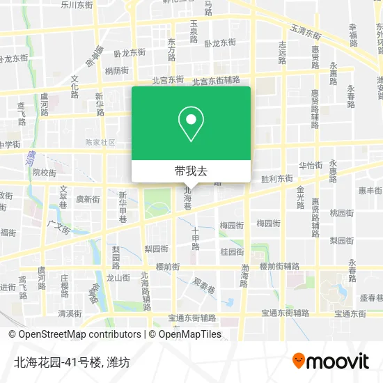 北海花园-41号楼地图
