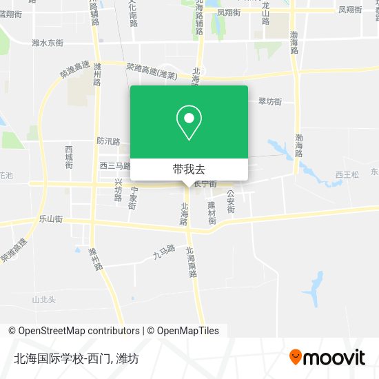 北海国际学校-西门地图