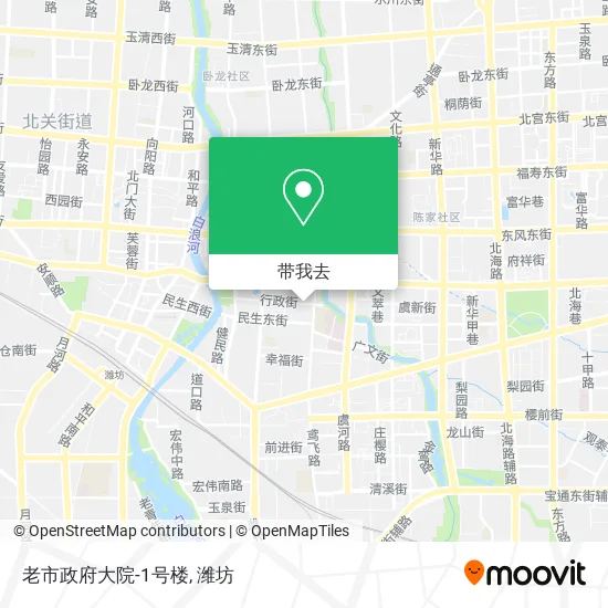 老市政府大院-1号楼地图