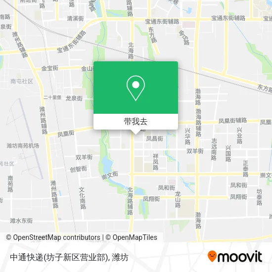 中通快递(坊子新区营业部)地图
