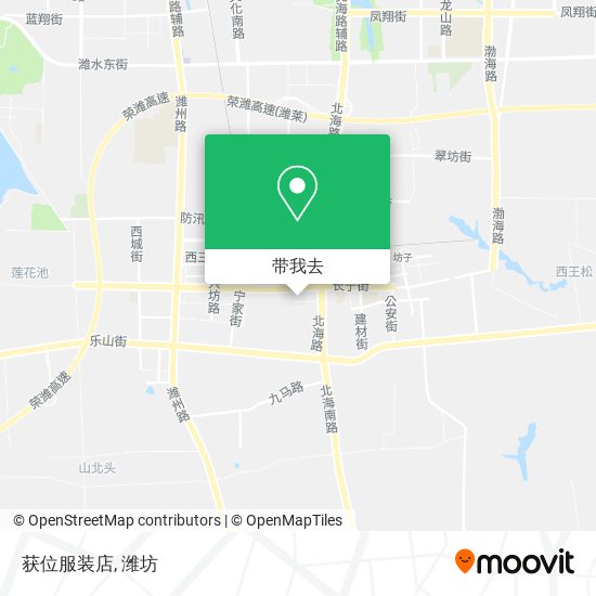 获位服装店地图