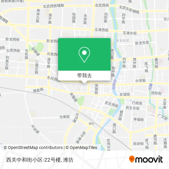 西关中和街小区-22号楼地图
