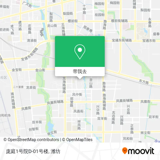 庞庭1号院D-01号楼地图
