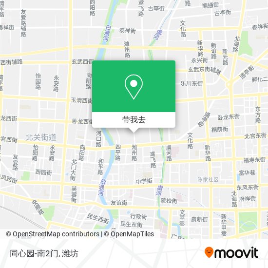 同心园-南2门地图