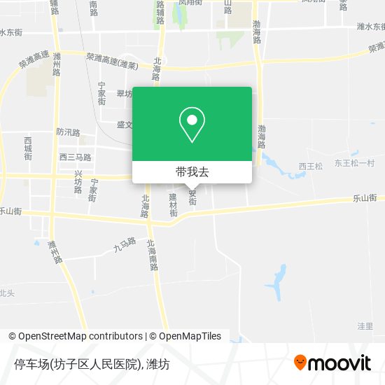 停车场(坊子区人民医院)地图