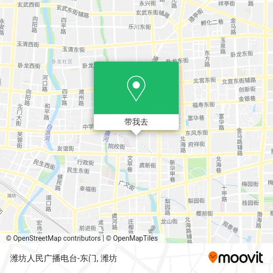 潍坊人民广播电台-东门地图