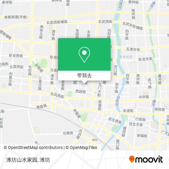 潍坊山水家园地图