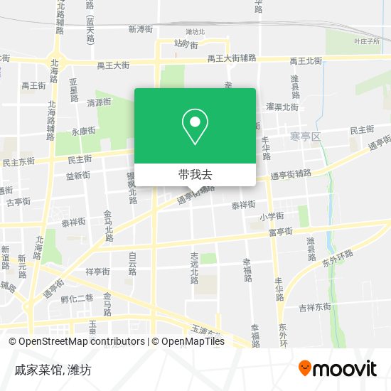 戚家菜馆地图