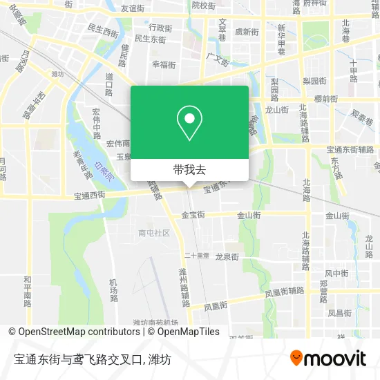 宝通东街与鸢飞路交叉口地图