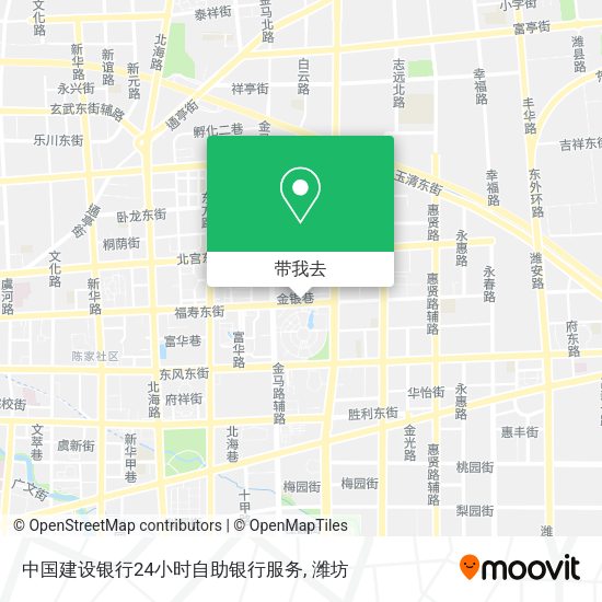 中国建设银行24小时自助银行服务地图