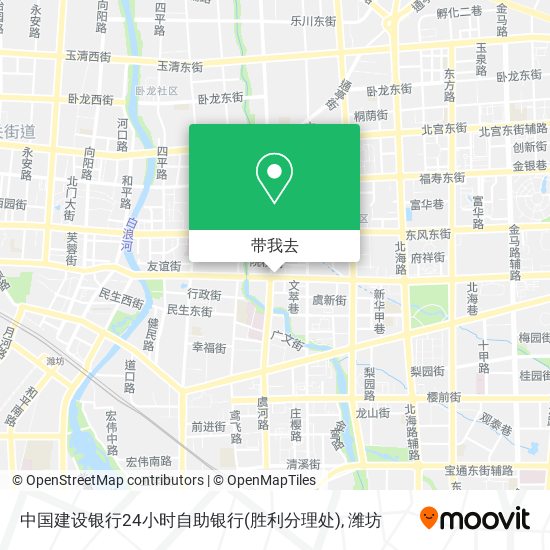 中国建设银行24小时自助银行(胜利分理处)地图