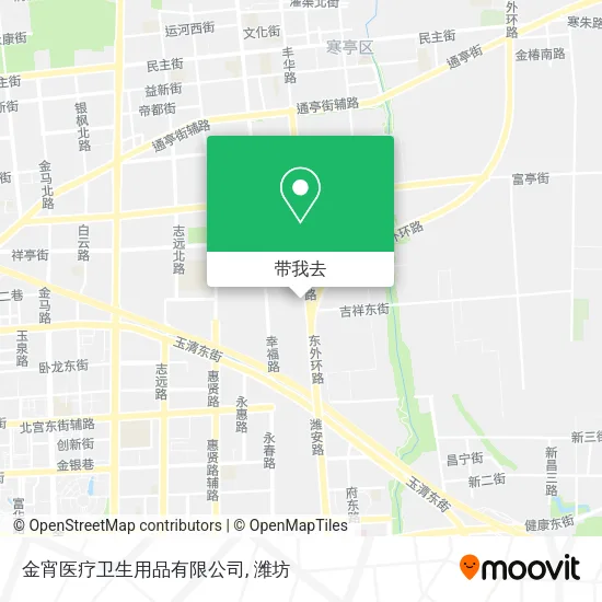 金宵医疗卫生用品有限公司地图