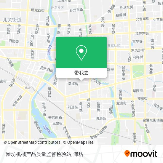 潍坊机械产品质量监督检验站地图
