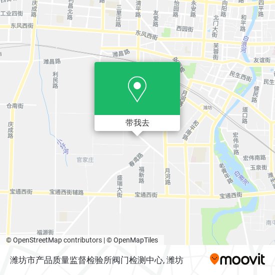 潍坊市产品质量监督检验所阀门检测中心地图