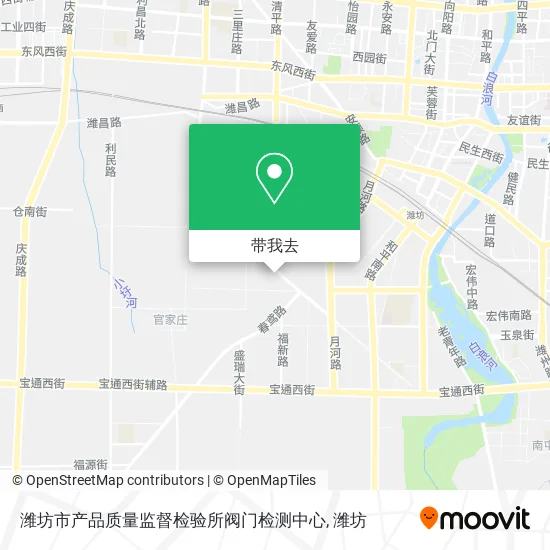 潍坊市产品质量监督检验所阀门检测中心地图