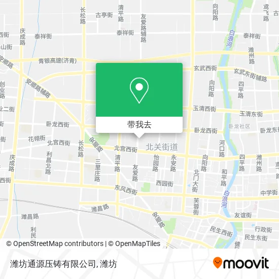 潍坊通源压铸有限公司地图