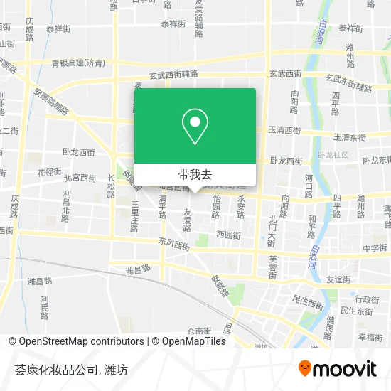 荟康化妆品公司地图