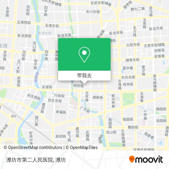 潍坊市第二人民医院地图