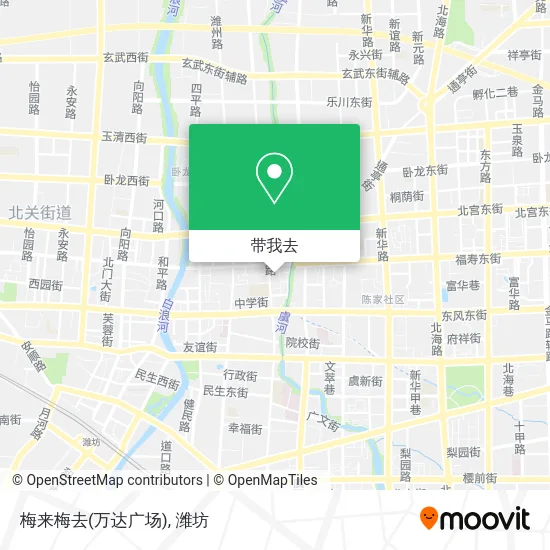 梅来梅去(万达广场)地图