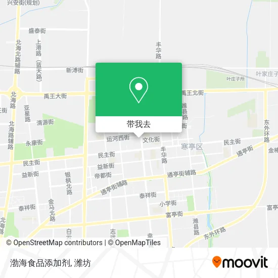 渤海食品添加剂地图