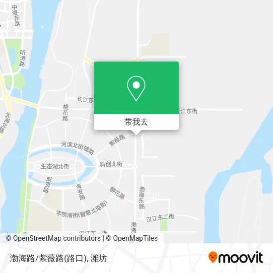 渤海路/紫薇路(路口)地图